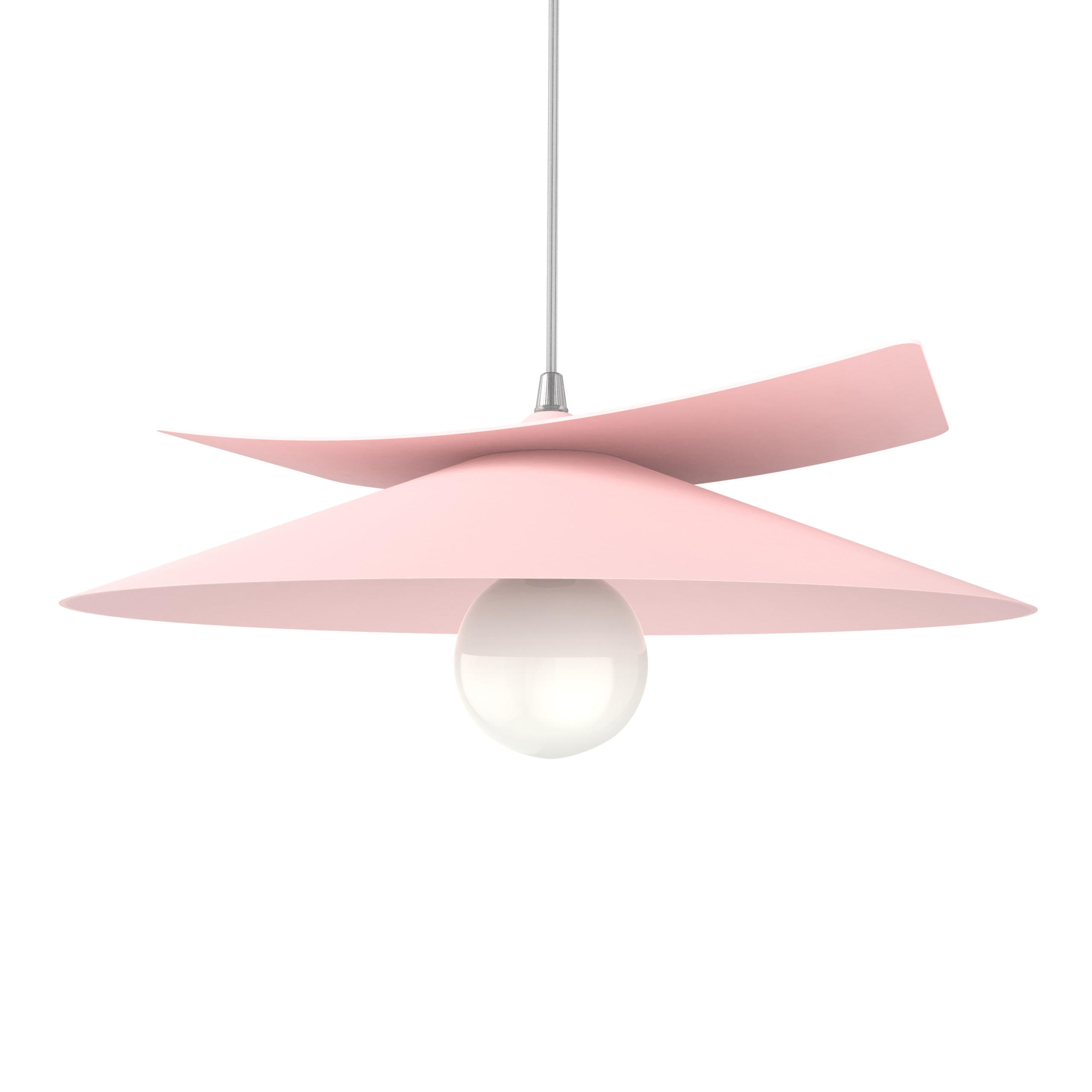 Lumicom Hängeleuchte Pink 34x9x40 cm