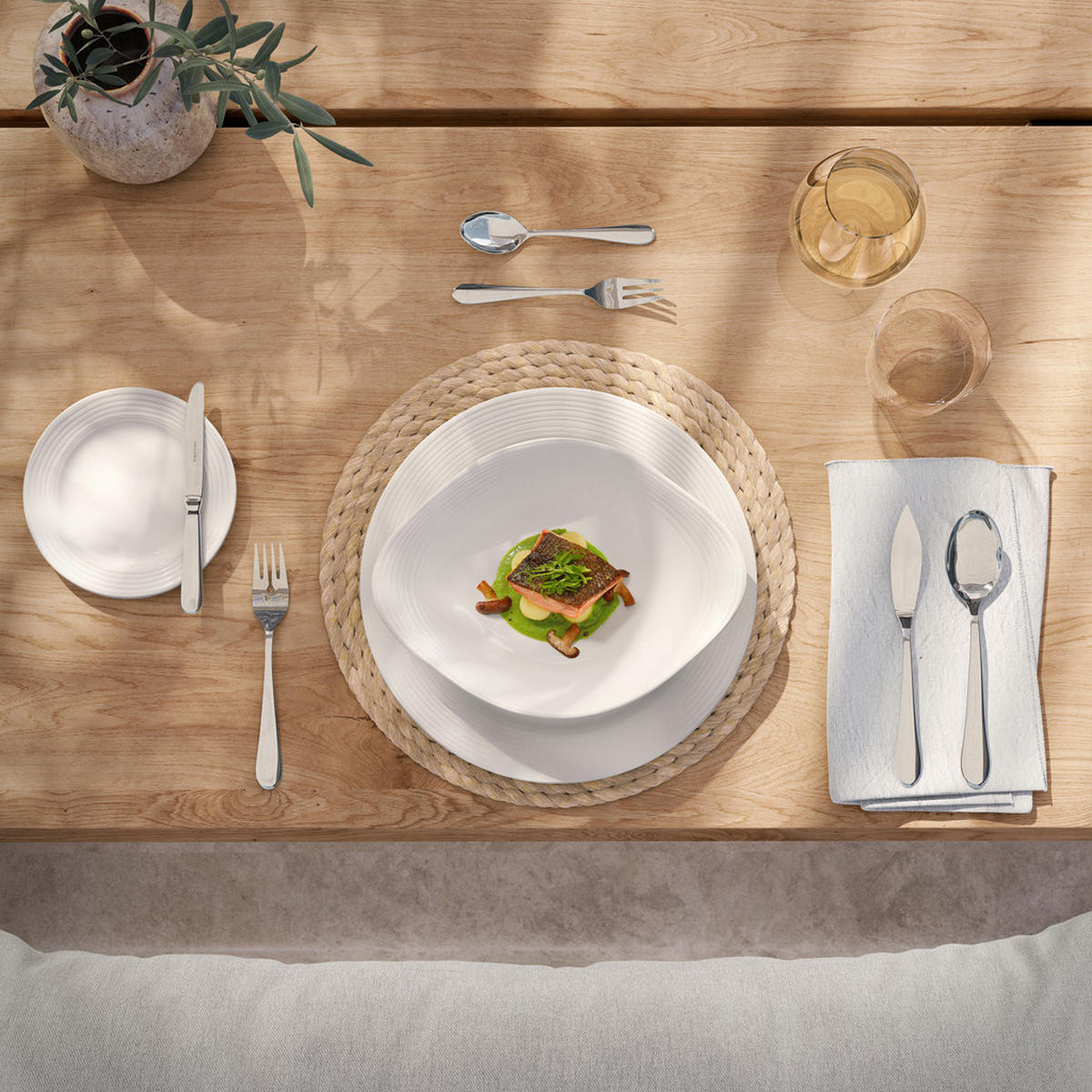 TAFELMESSER Oscar silber 233 mm 6er Set - Silberfarben, Metall (24cm) - Villeroy & Boch