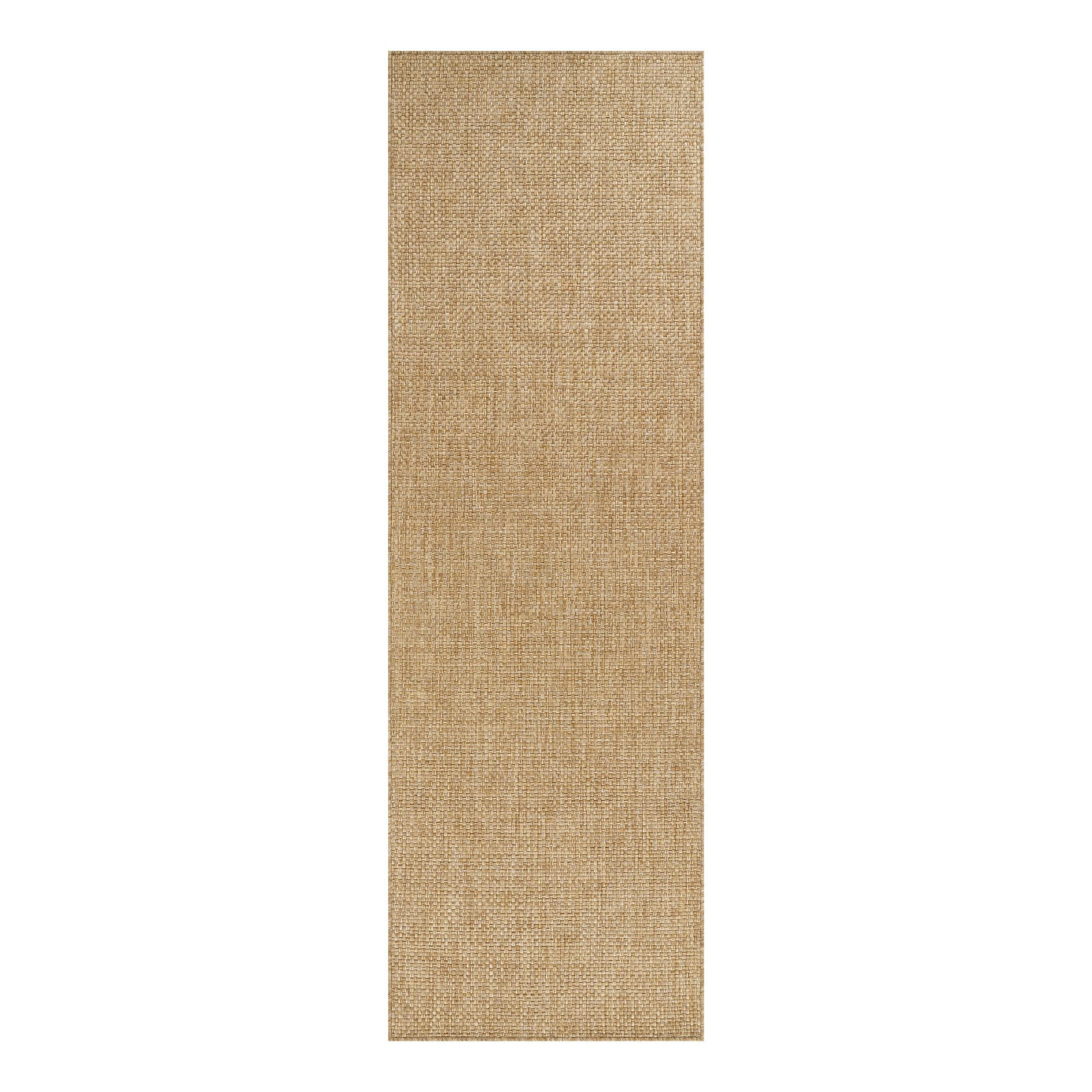 TEPPICHLÄUFER YUCANA sand modern 80/250 cm - Sandfarben, Textil (80/250cm) - Tapiso