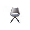 ESSZIMMERSTUHL VELO Grau Webstoff - Schwarz/Grau, Kunststoff/Textil (57/89/61cm) - KAWOLA