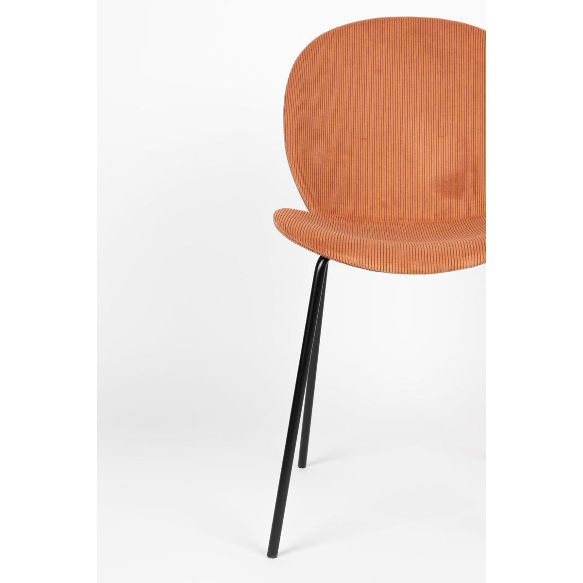 ESSZIMMERSTUHL Bonnet Terra - 2 er Set - Orange, Textil (45/84/53cm) - Zuiver