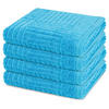 HANDTUCH Carre 4er-Set - Blau, Textil (50/100cm) - Ross