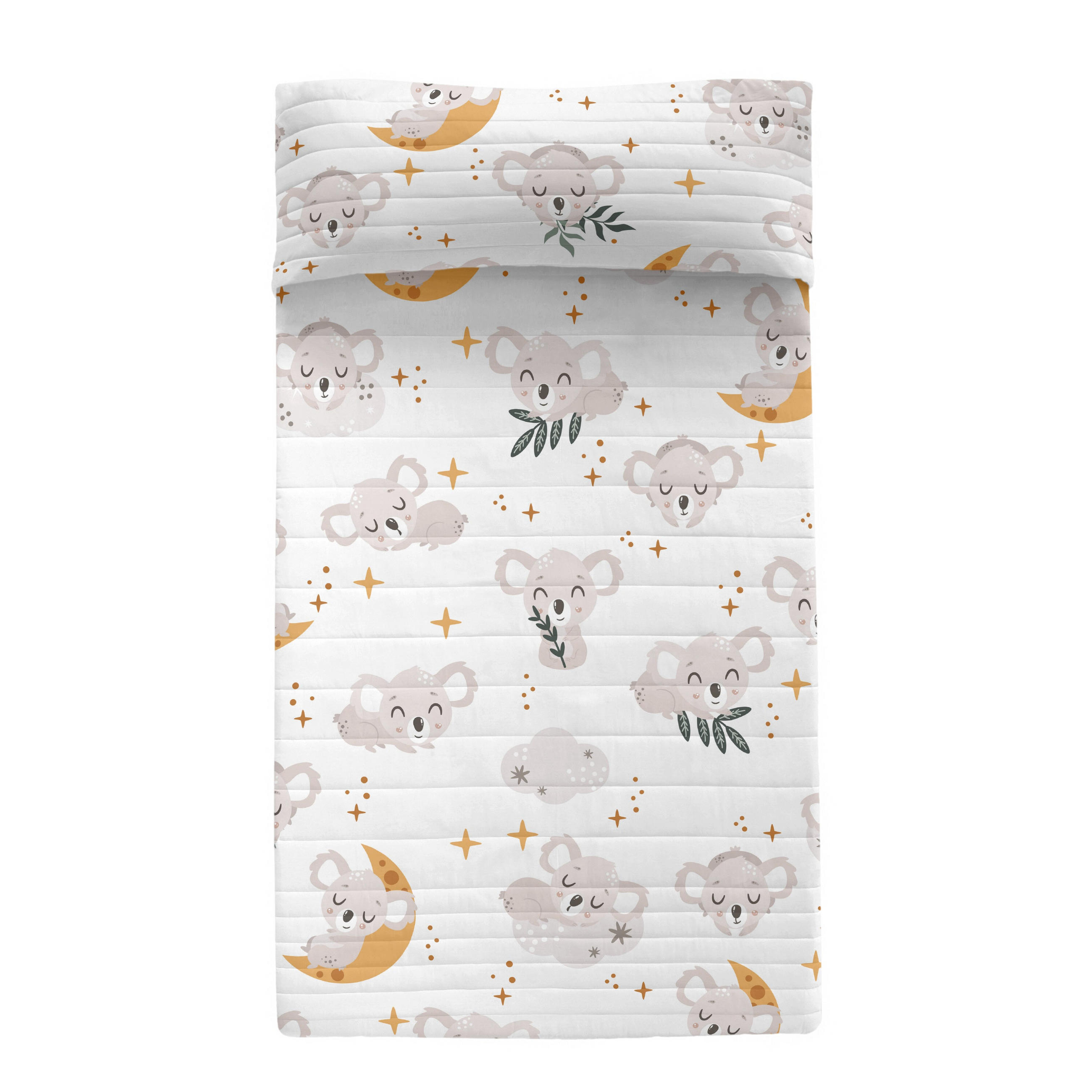 TAGESDECKE baby koala 180x260 cm (bett 80/90/105) mehrfarbig - Multicolor, Textil (180/260cm) - Happy Friday