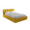 POLSTERBETT mit Bettkasten und Lattenrost 160x228 Gelb - Currygelb/Gelb, Kunststoff/Textil (140/200cm) - Makamii