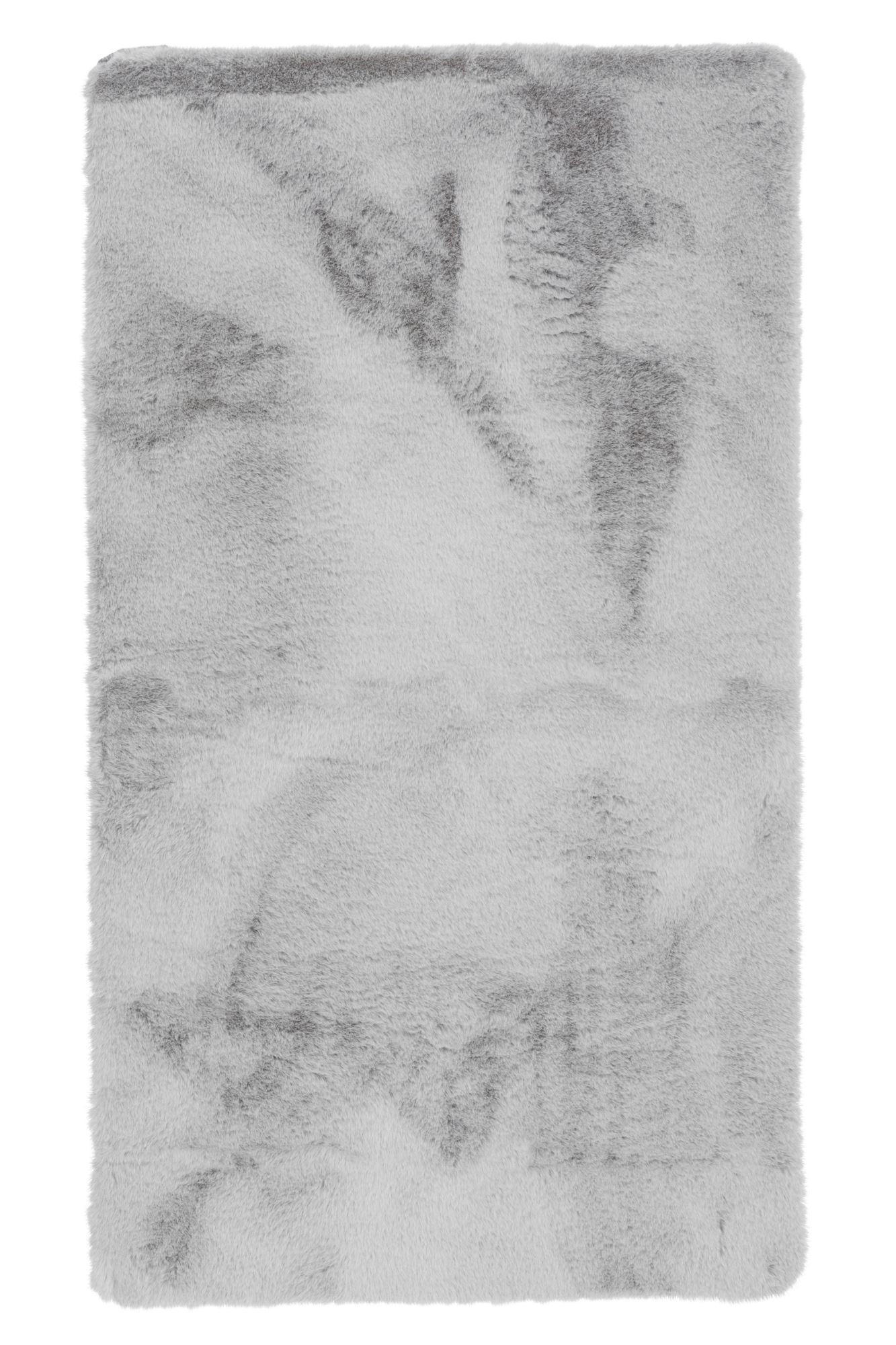 KUNSTFELLTEPPICH Sara 60x90 cm - Silberfarben, Textil (60/90cm) - Gino Falcone