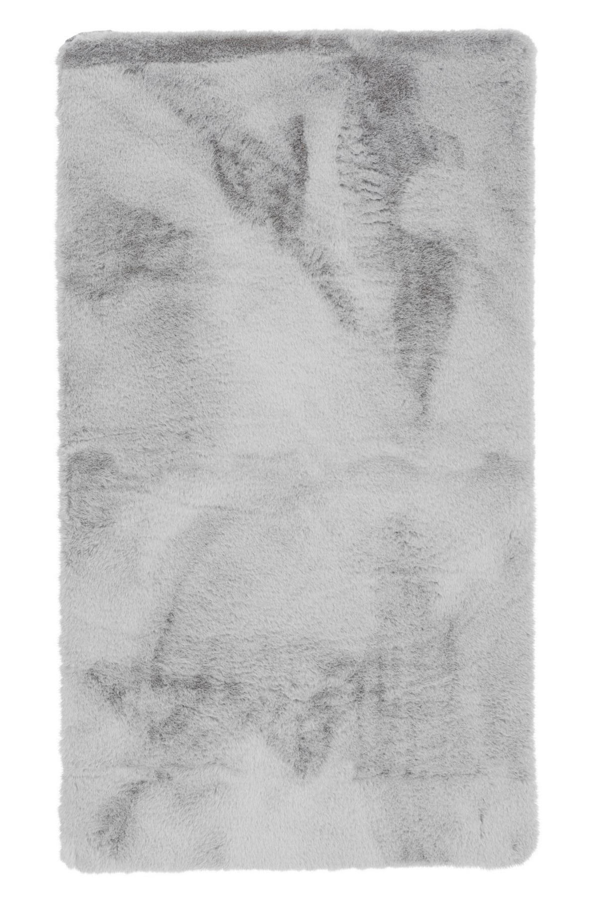 KUNSTFELLTEPPICH Sara 70x120 cm - Silberfarben, Textil (70/120cm) - Gino Falcone