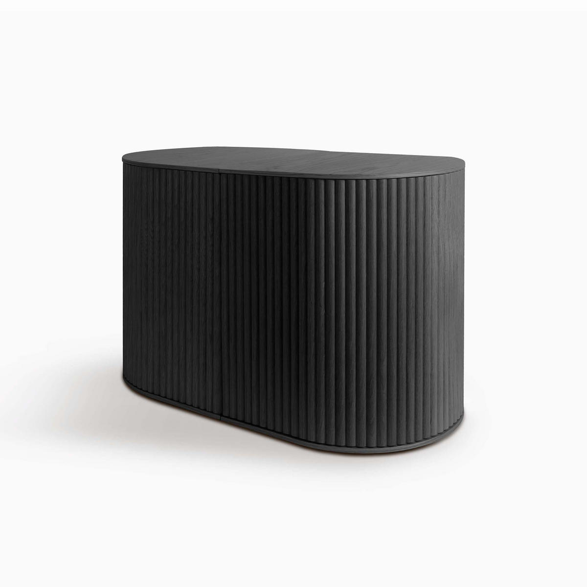 HOCKER Duna mit Stauraum - Schwarz, Holz (35/45/32.8cm) - Woodendot