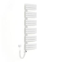 HANDTUCHHEIZKÖRPER 159,9/40 cm weiß elektrisch 800 W mit WLAN-Thermostat - Weiß, Metall (40/160/5.9cm) - S'AFIELINA