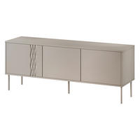 TV-LOWBOARD Tresse 150 3D - Beige, Holzwerkstoff/Metall (150/55/40cm) - MIRJAN24
