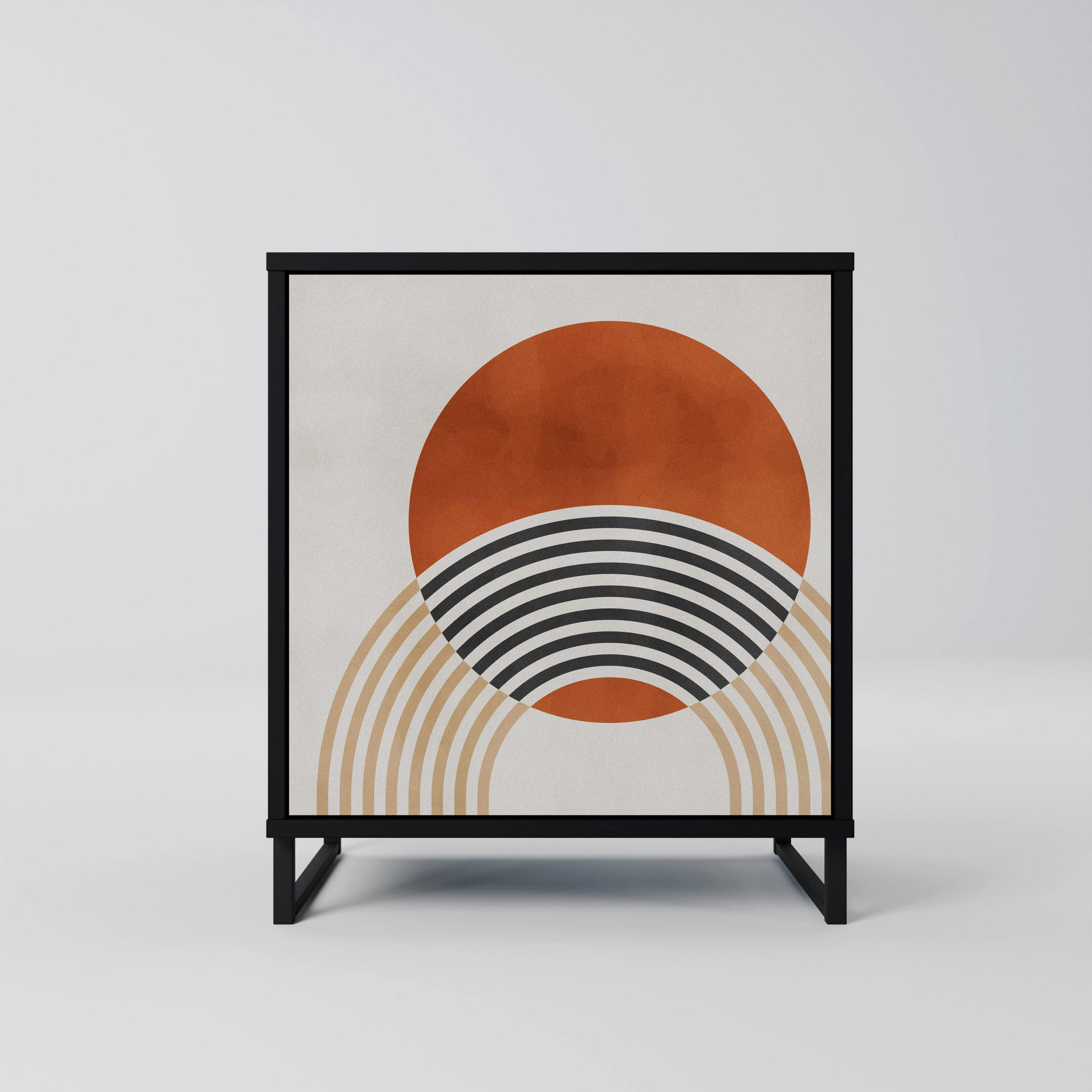 SpaceRebels Sideboard Schwarz 57.5x67.5x42 cm