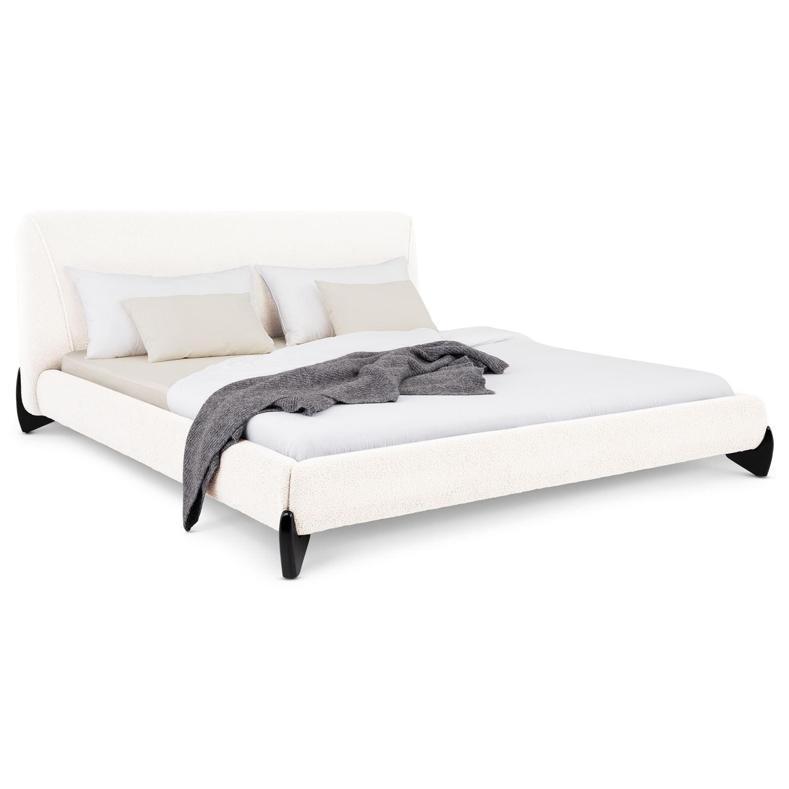 POLSTERBETT PATERNA 180X200 CM - Weiß, Textil (180/200cm) - IDIMEX