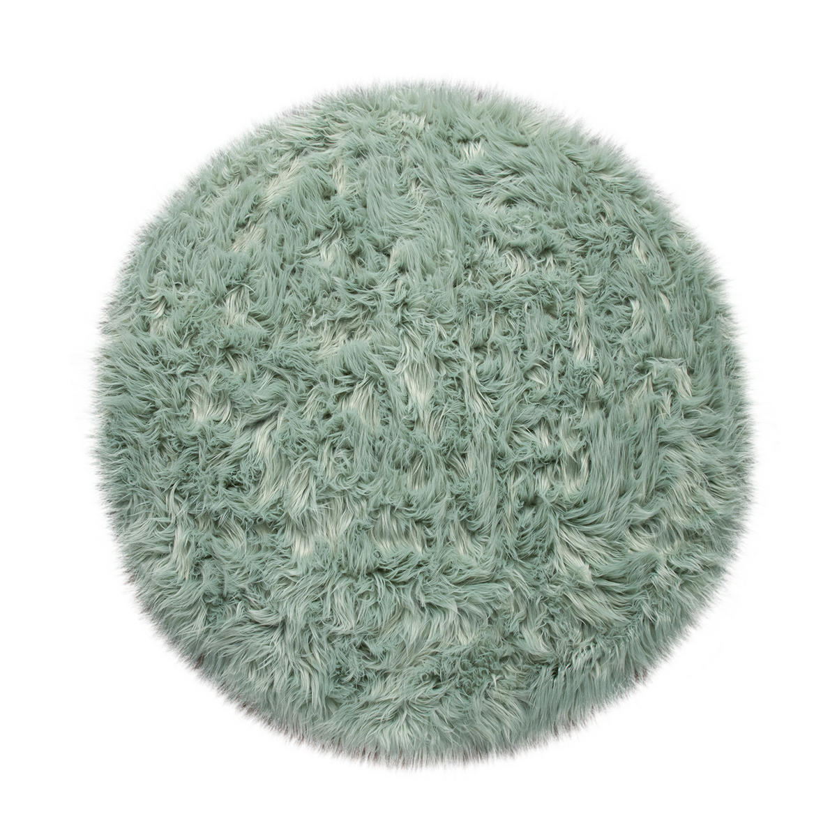 HOCHFLORTEPPICH 90/90 cm Playa 960 - Mintgrün, Textil (90/90cm) - Paco Home