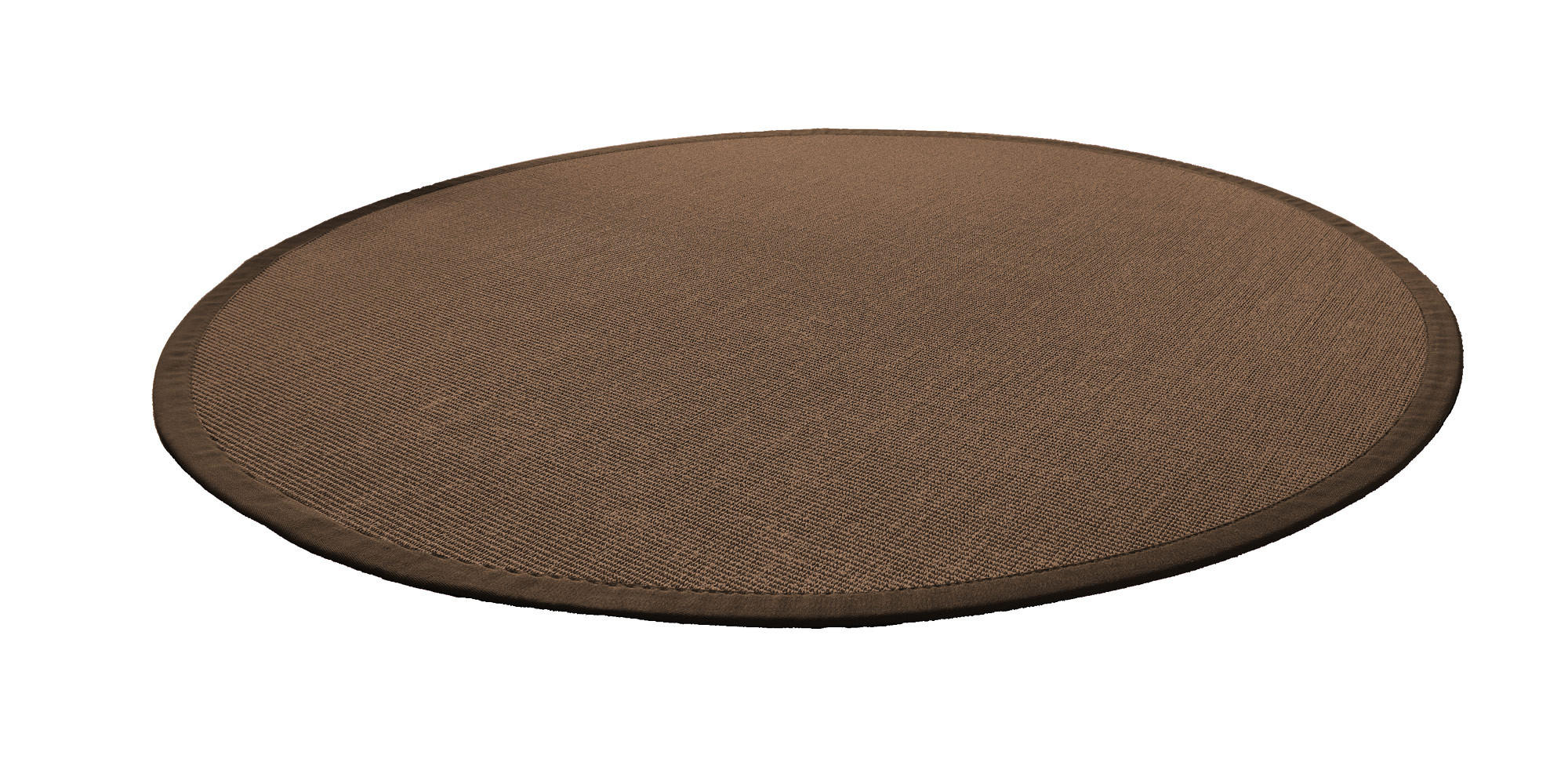 TEPPICH Sisal Manaus kaffee/graphit Rund 160cm - Mokka, Textil (160/160cm) - Astra