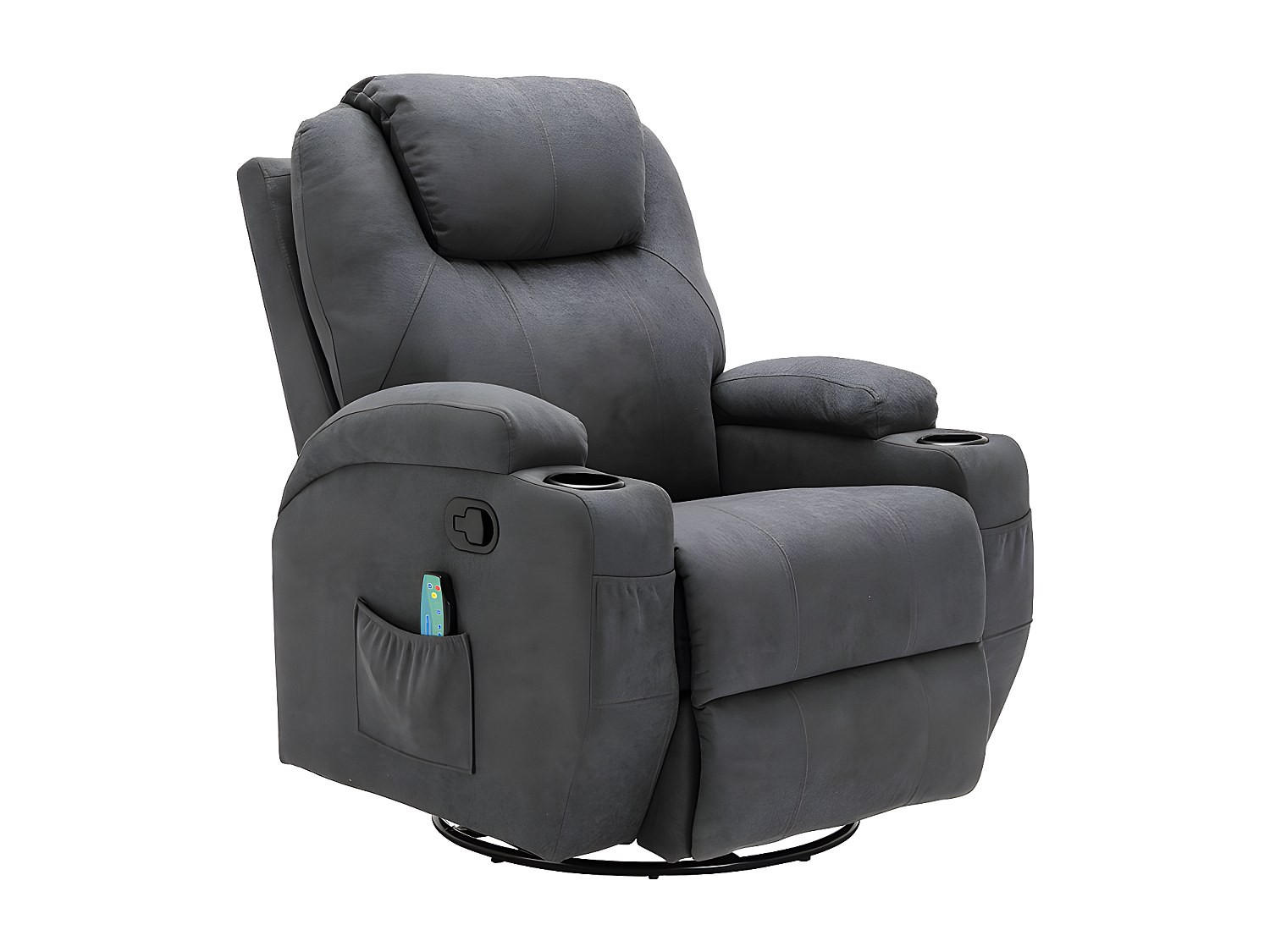 Vente-Unique Massagesessel Grau 82x105x95 cm