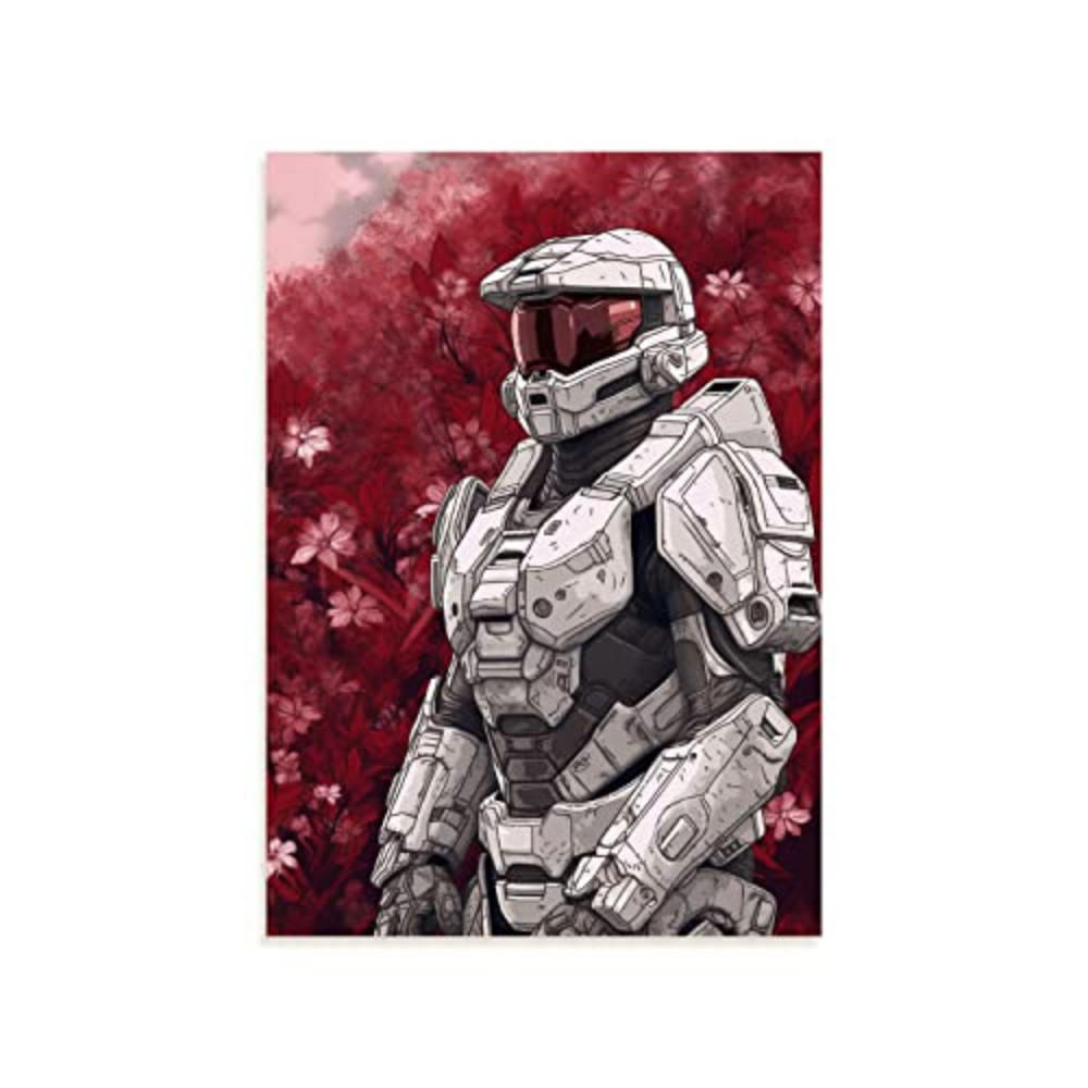 POSTER Halo Chief A4 Rahmenlos - Klar, Papier (29.7/5/21cm) - Nacnic