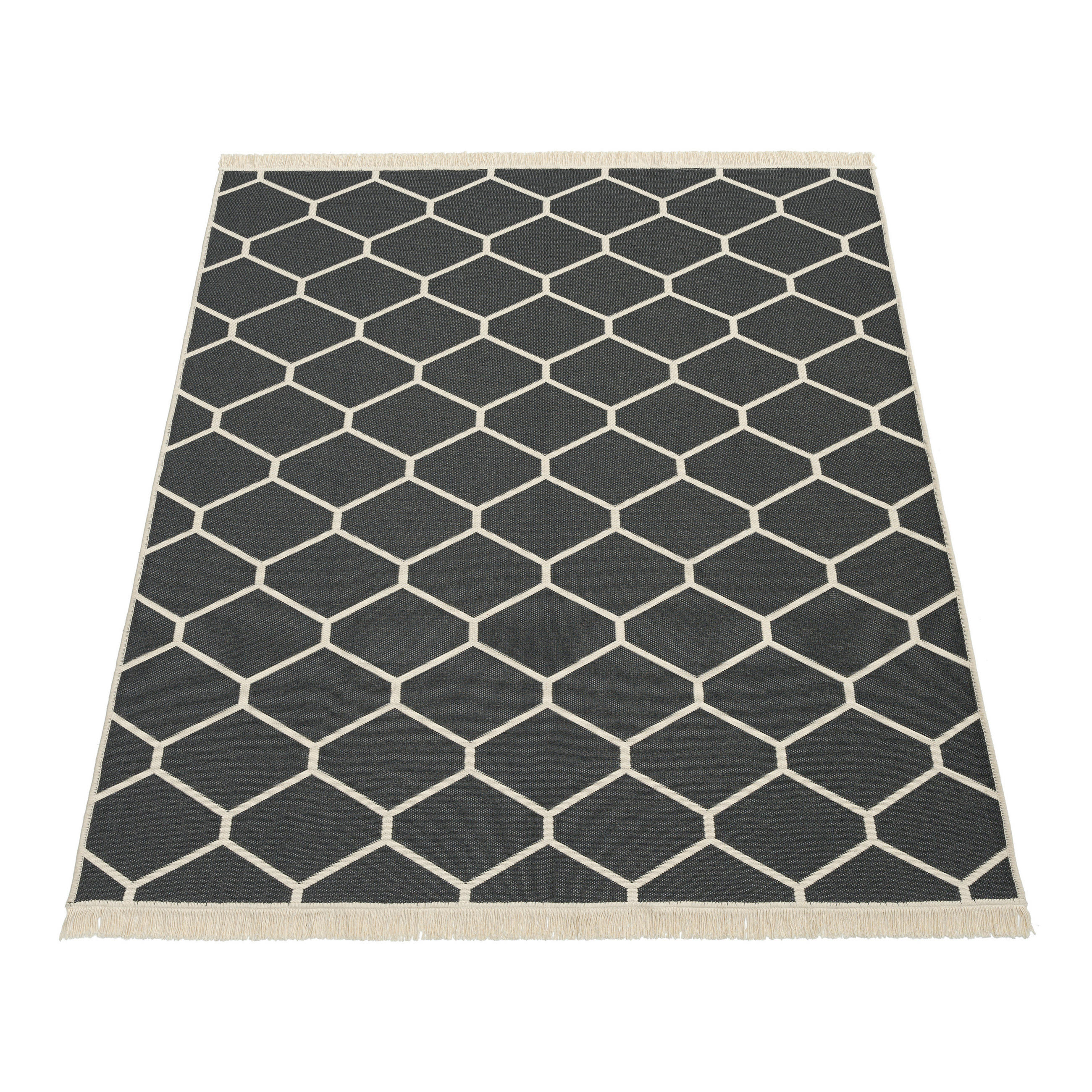 KURZFLORTEPPICH 60/90 cm Skandi 145 - Anthrazit, Textil (60/90cm) - Paco Home