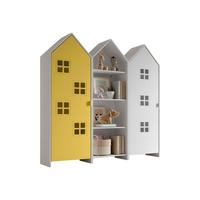 REGALSCHRANK Set Kania 173x37x171 MDF+Holzwerkstoff Weiß /Bunt - Gelb/Weiß, Holzwerkstoff (173/171/37cm) - 58aufmkessel