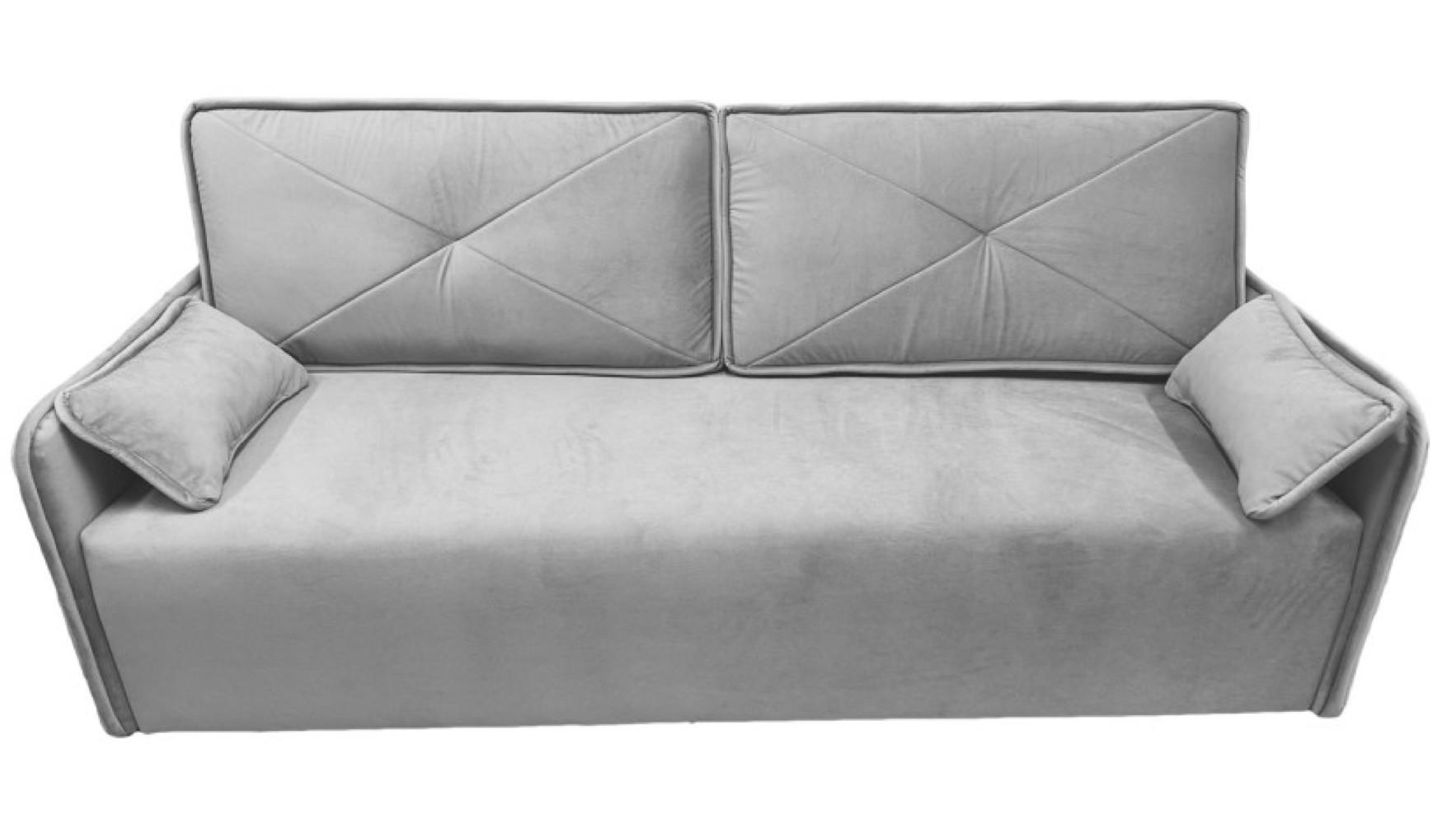 SOFA Grau FERGIO Elegant - Grau, Textil (205/90/86cm) - Sepro Meble