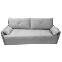 SOFA Grau FERGIO Elegant - Grau, Textil (205/90/86cm) - Sepro Meble