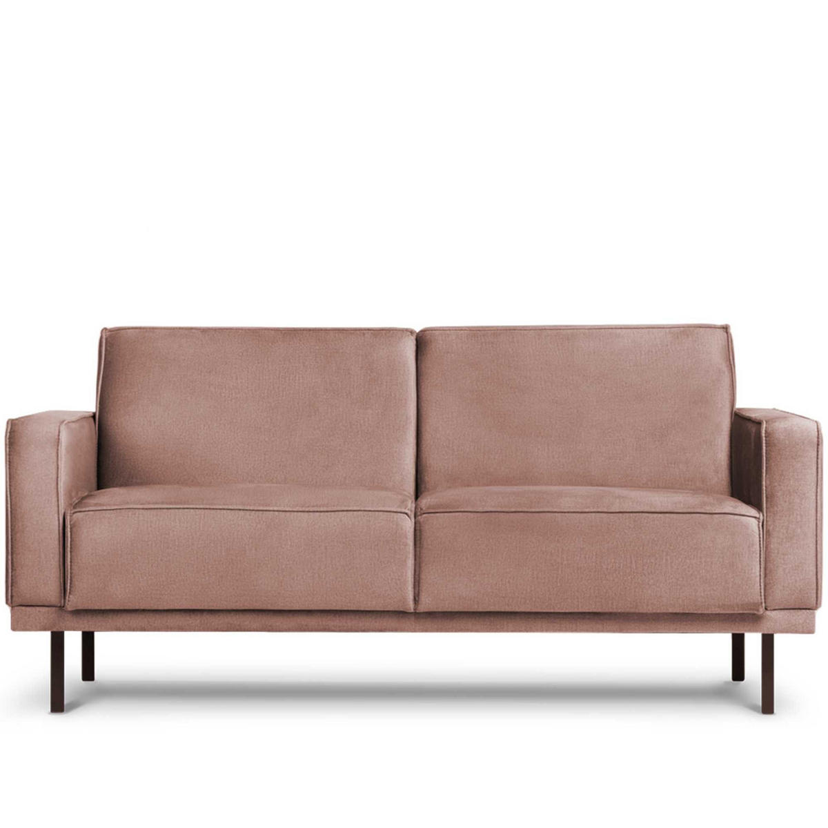 EINZELSOFA BARO 2-Sitzer,Pink - Pink, Holz/Textil (150/71/81cm) - KONSIMO®