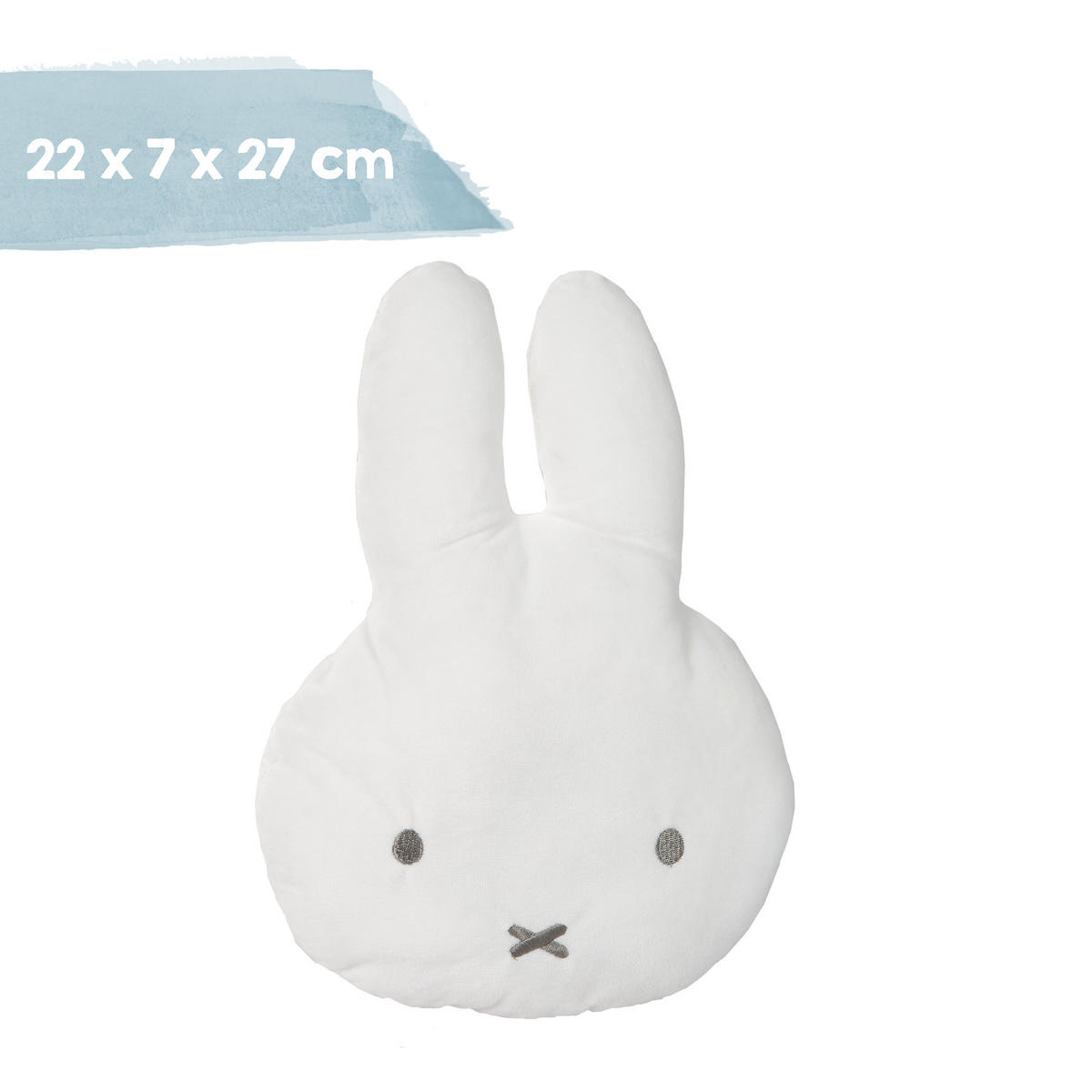 DEKOKISSEN Miffy - Weiß, Textil (22/7cm) - Roba