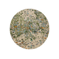 TEPPICH Casa Multicolor ø 200 cm rund - Multicolor, Naturmaterialien/Textil (200/200cm) - benuta