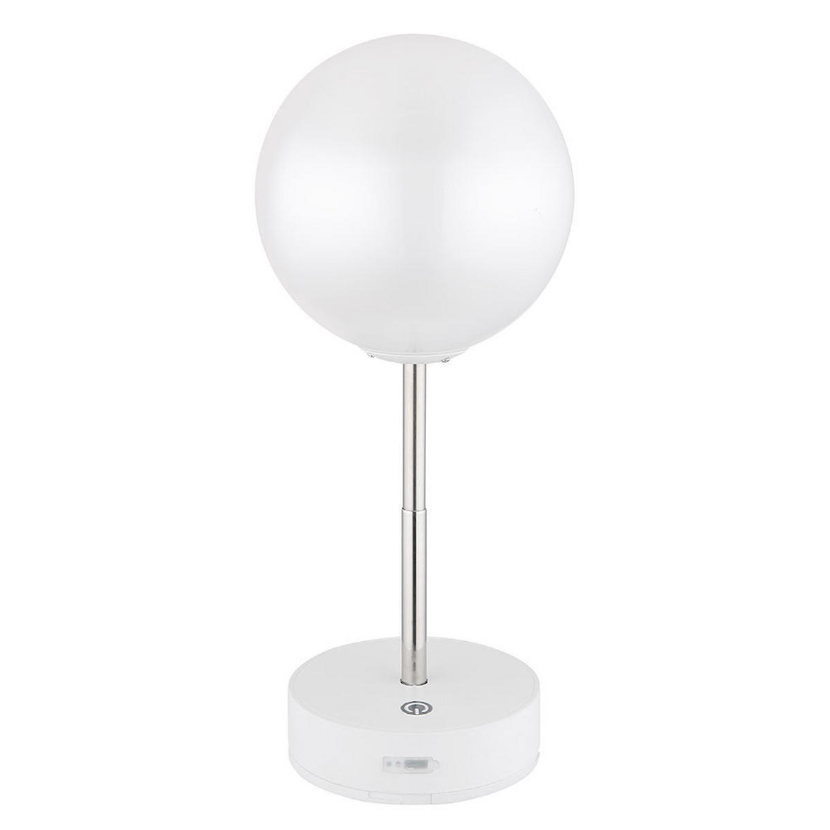 LED TISCHLEUCHTE Grada Weiß - Weiß, Metall (12/12/28cm) - Globo Lighting