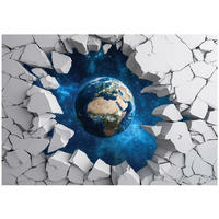 FOTOTAPETE Jungen 3D Blau 200x140 cm - Multicolor, Papier (200/140cm) - Wallarena