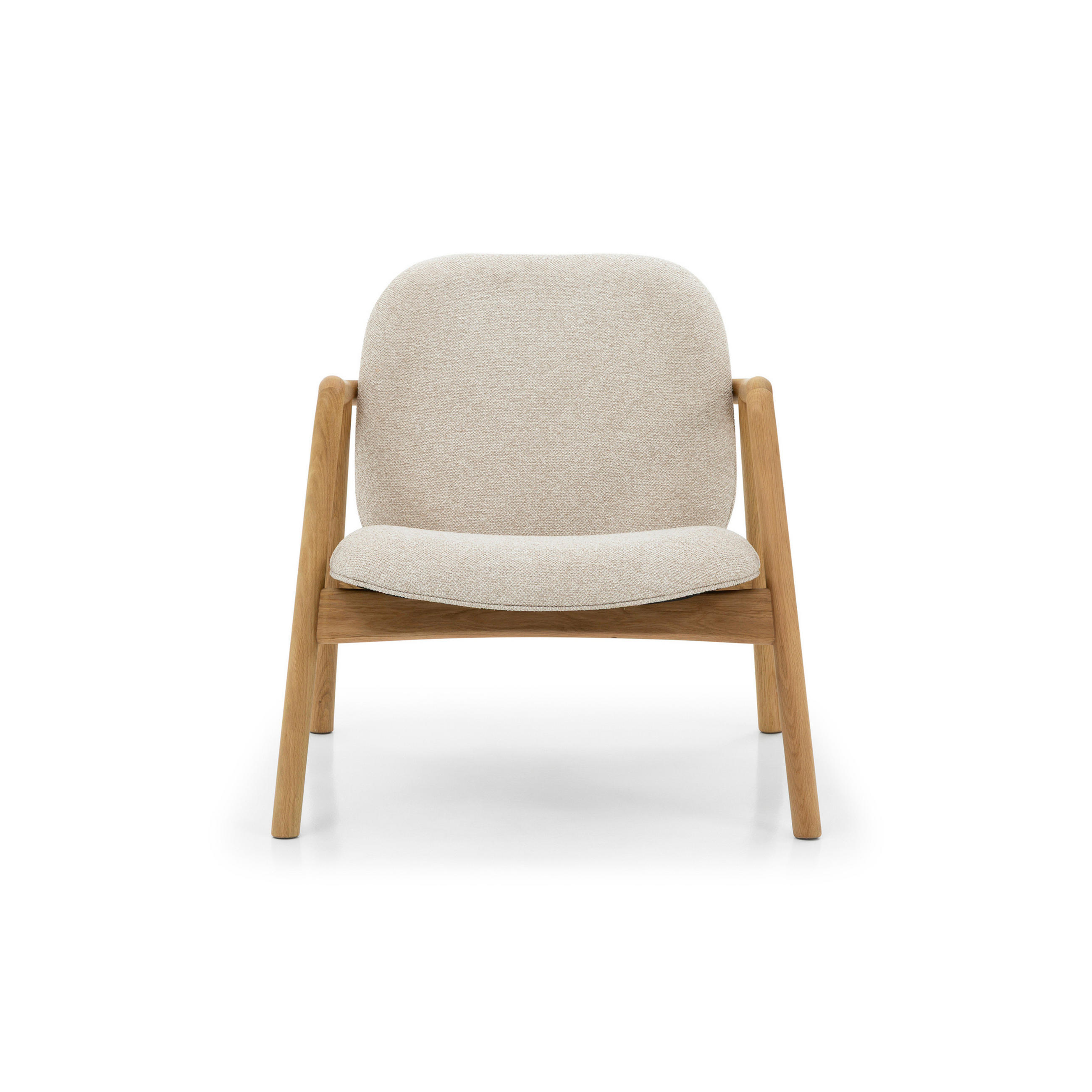 SESSEL Theo, Natur Massiveiche - Beige, Holz (76/78/77cm) - WOODEK