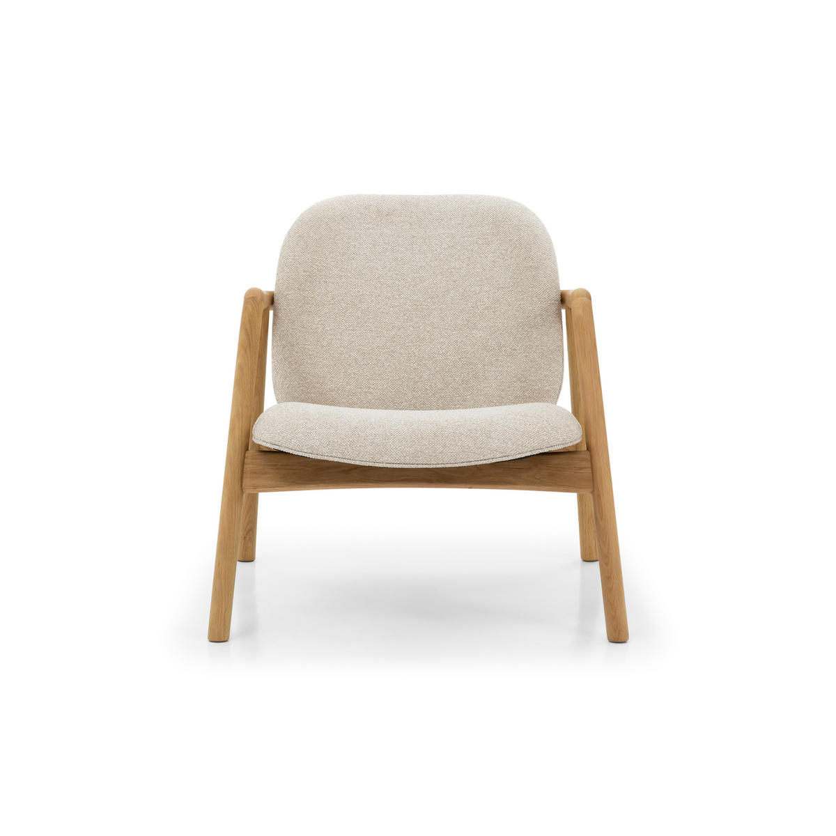 SESSEL Theo, Natur Massiveiche - Beige, Holz (76/78/77cm) - WOODEK