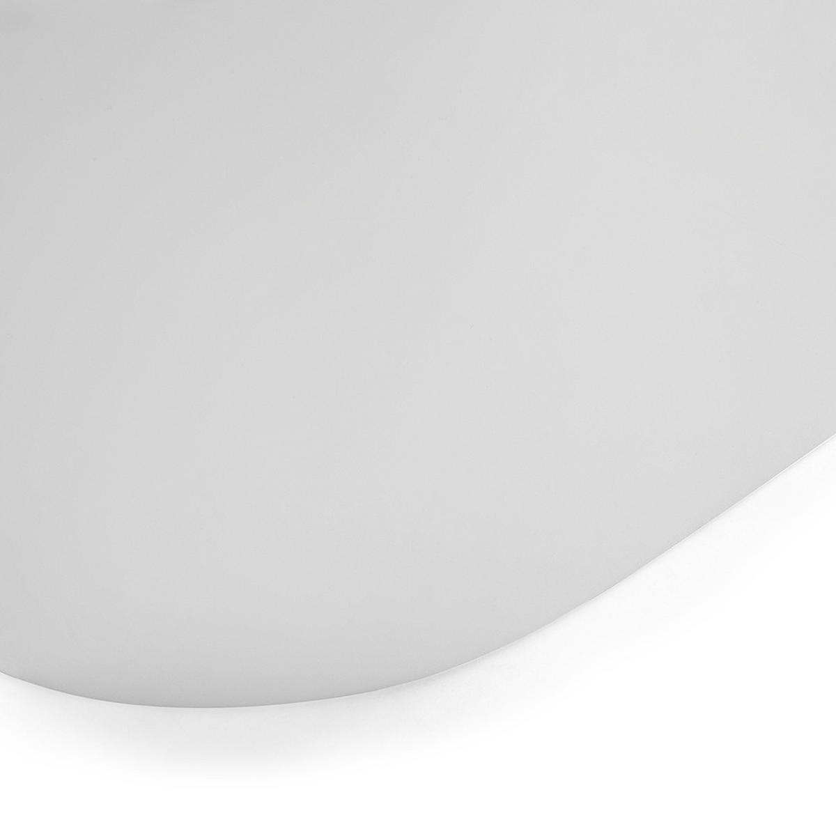 BADEWANNE FREISTEHEND 75x160x58 cm weiß Nevis - Weiß, Kunststoff (75/58/160cm) - Beliani