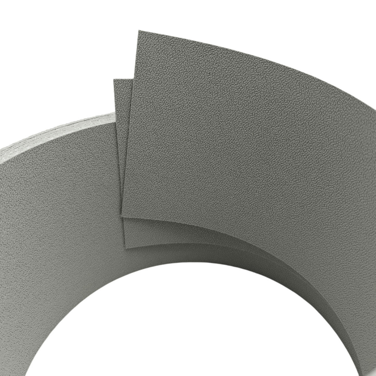 SICHTSCHUTZSTREIFEN Premium Halbe Set Einzelstreifen Steingrau 2,55m - Graubraun, Kunststoff (255/9.5cm) - ZAUN|ZU