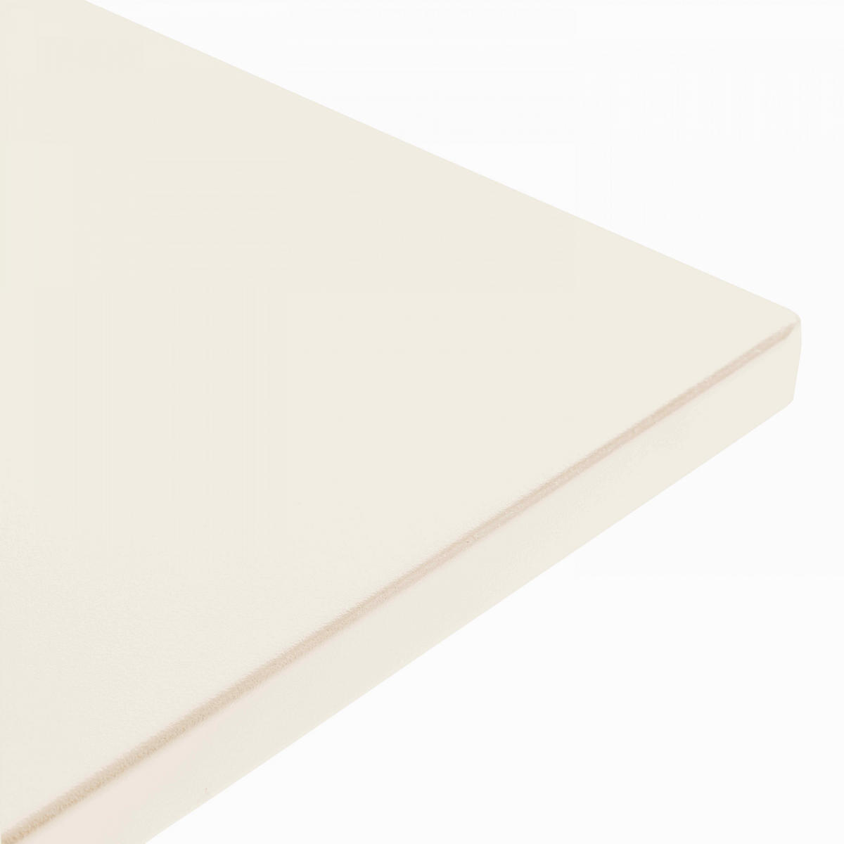 GARTENTISCH , klappbar, Elfenbeinfarbe - Creme, Metall (70/70/72cm) - Oviala