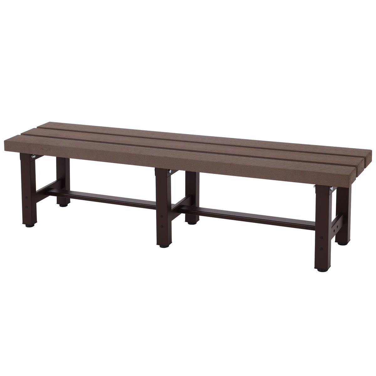 ALU GARTENBANK Braun - Braun, Metall (150/40/34cm) - MCW