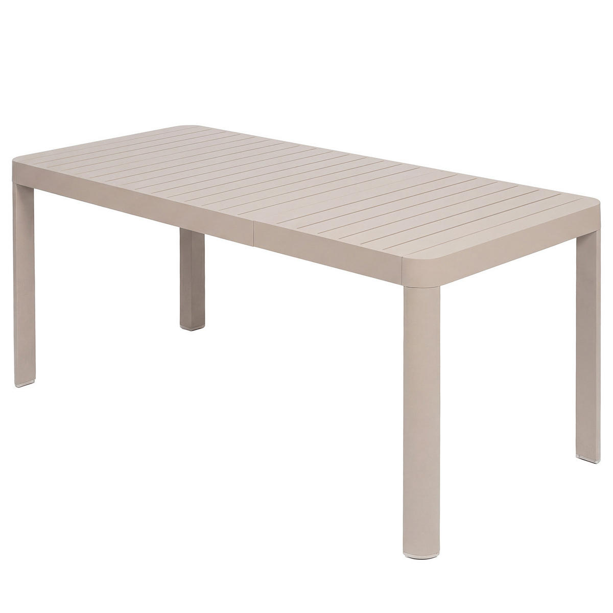 AUSZIEHBARER GARTENTISCH - Aluminium - Beige, Metall (70/117/75cm) - home24