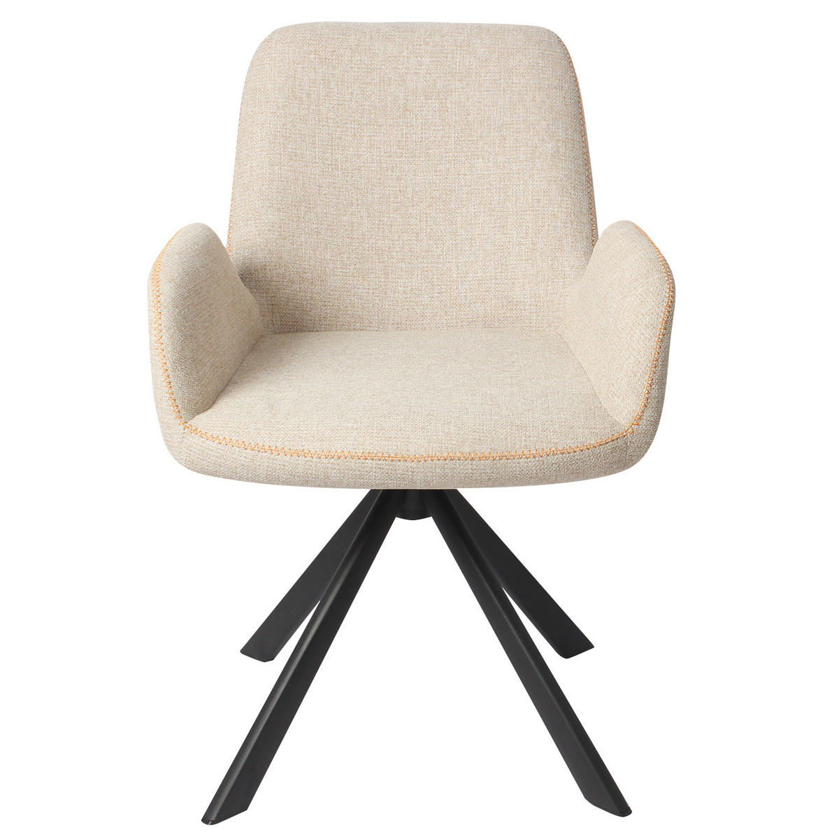 ARMLEHNSTUHL-SET 2 Stück in Stoff(YZ7) - Beige, Textil (56/82/59cm) - HOMAVO