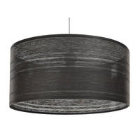 HÄNGELEUCHTE Grau 50/25 cm - Schwarz/Grau, Kunststoff (50/0.6/25cm) - ONZENO
