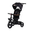 DREIRAD Urban schwarz Lenker mit Licht, klappbar, Sitz drehbar, Korb - Schwarz, Metall (94/51/98cm) - Chipolino