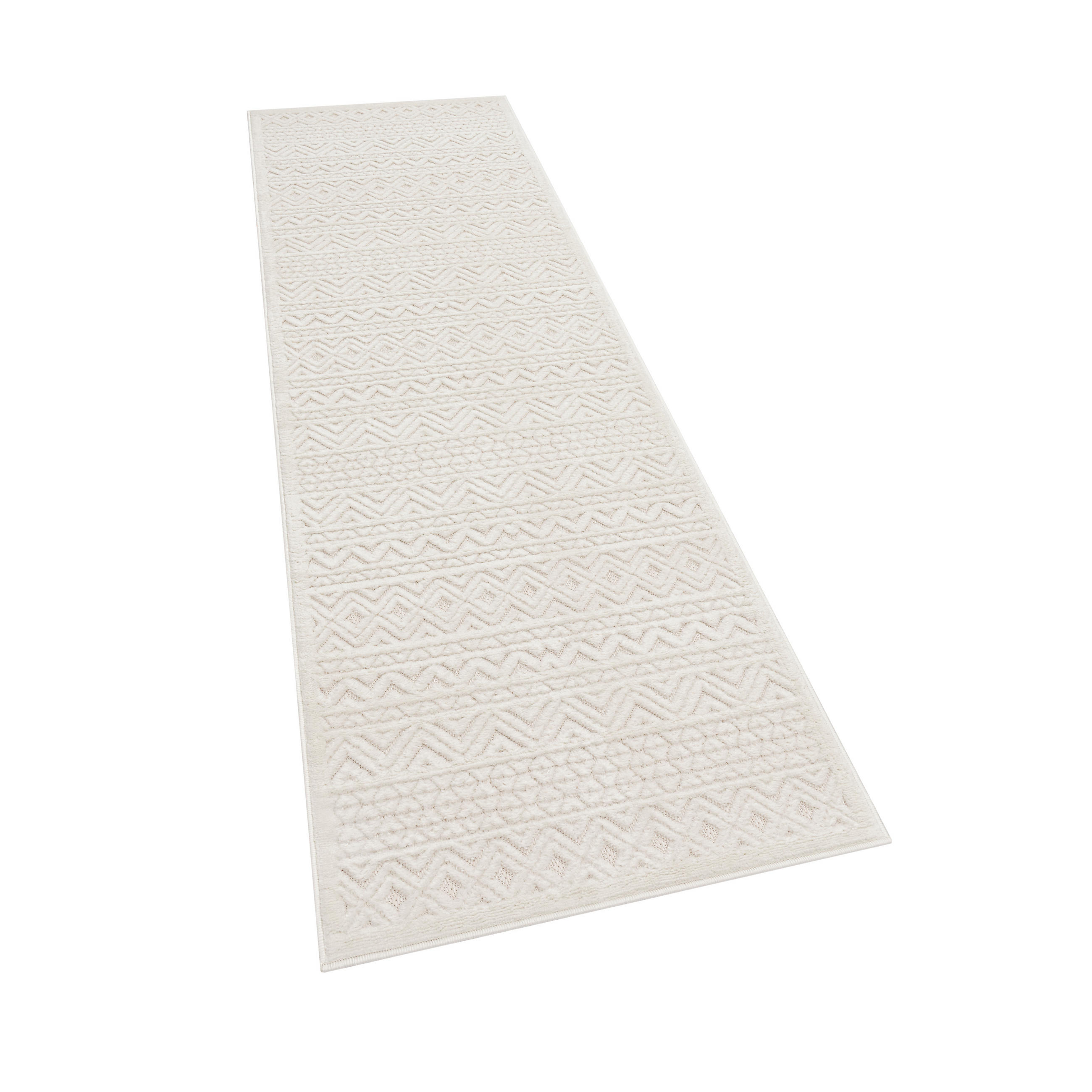 Paco Home Outdoorteppich Creme 80x250 cm