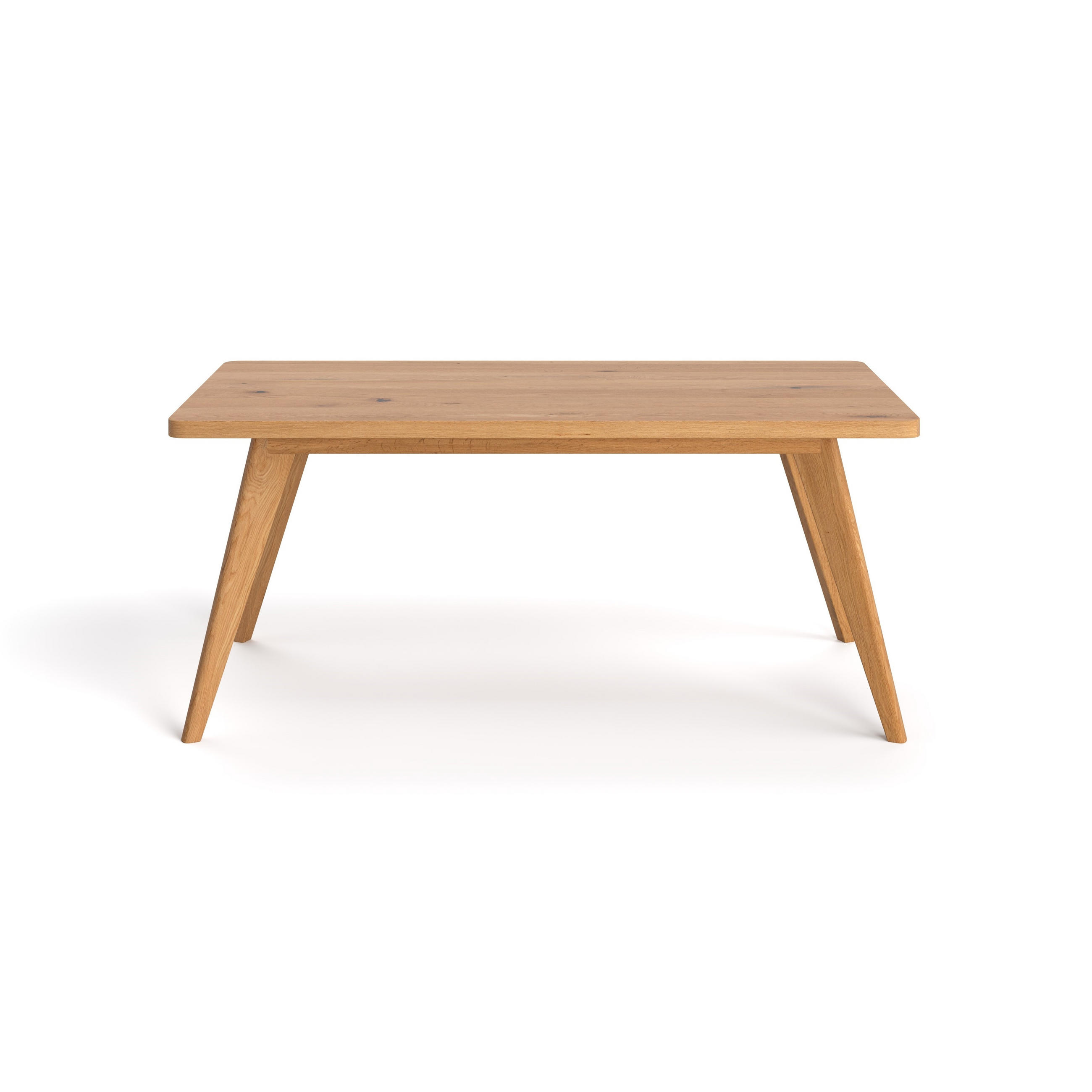 ESSTISCH Grace aus massivem Eichenholz 160x80 cm - Eichefarben/Braun, Holz (160/80/75cm) - Danzz