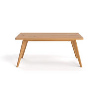 ESSTISCH Grace aus massivem Eichenholz 220x80 cm - Eichefarben/Braun, Holz (220/80/75cm) - Danzz