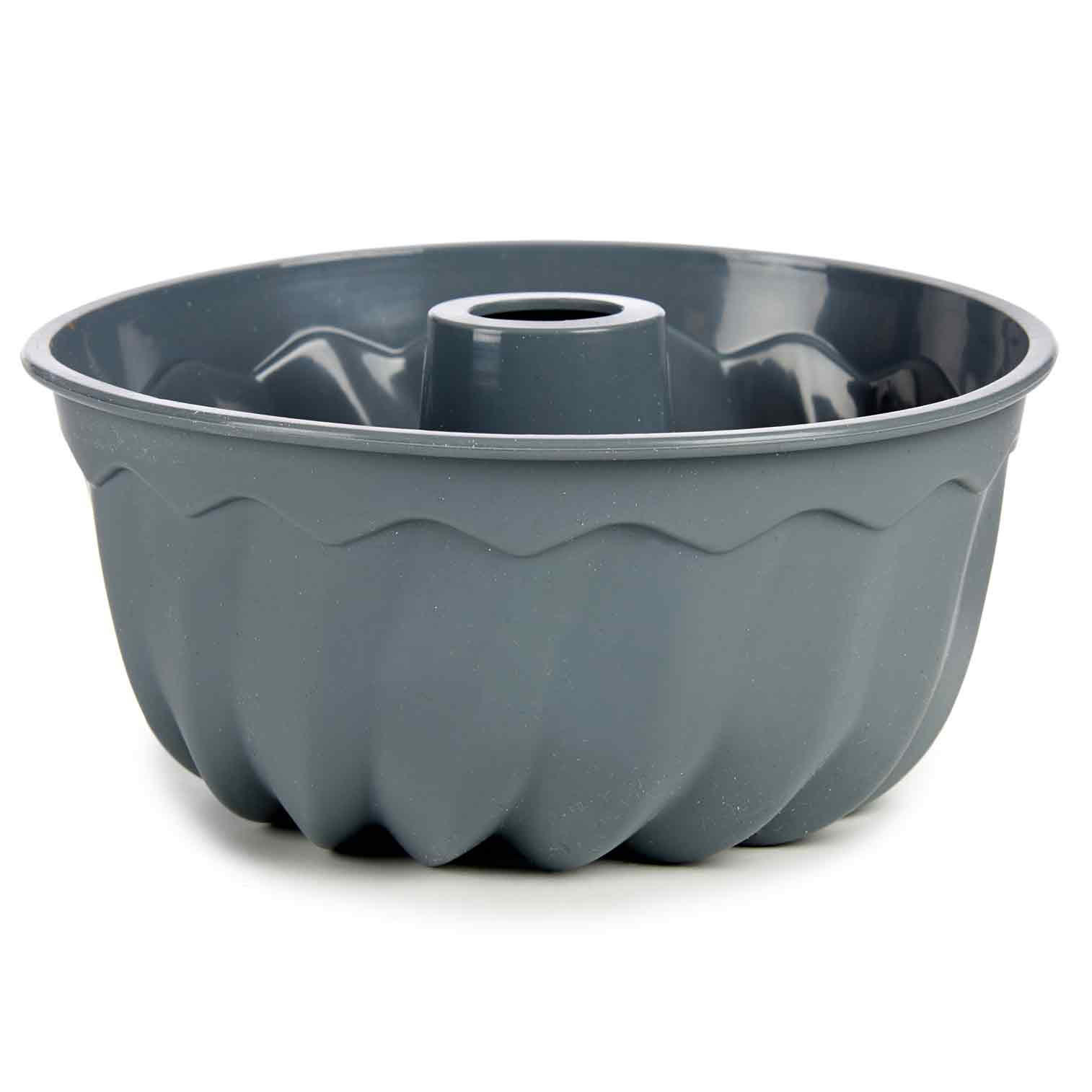 GUGELHUPFFORM Silikon 23/10 cm - Dunkelgrau, Kunststoff (23/10cm) - Kinvara