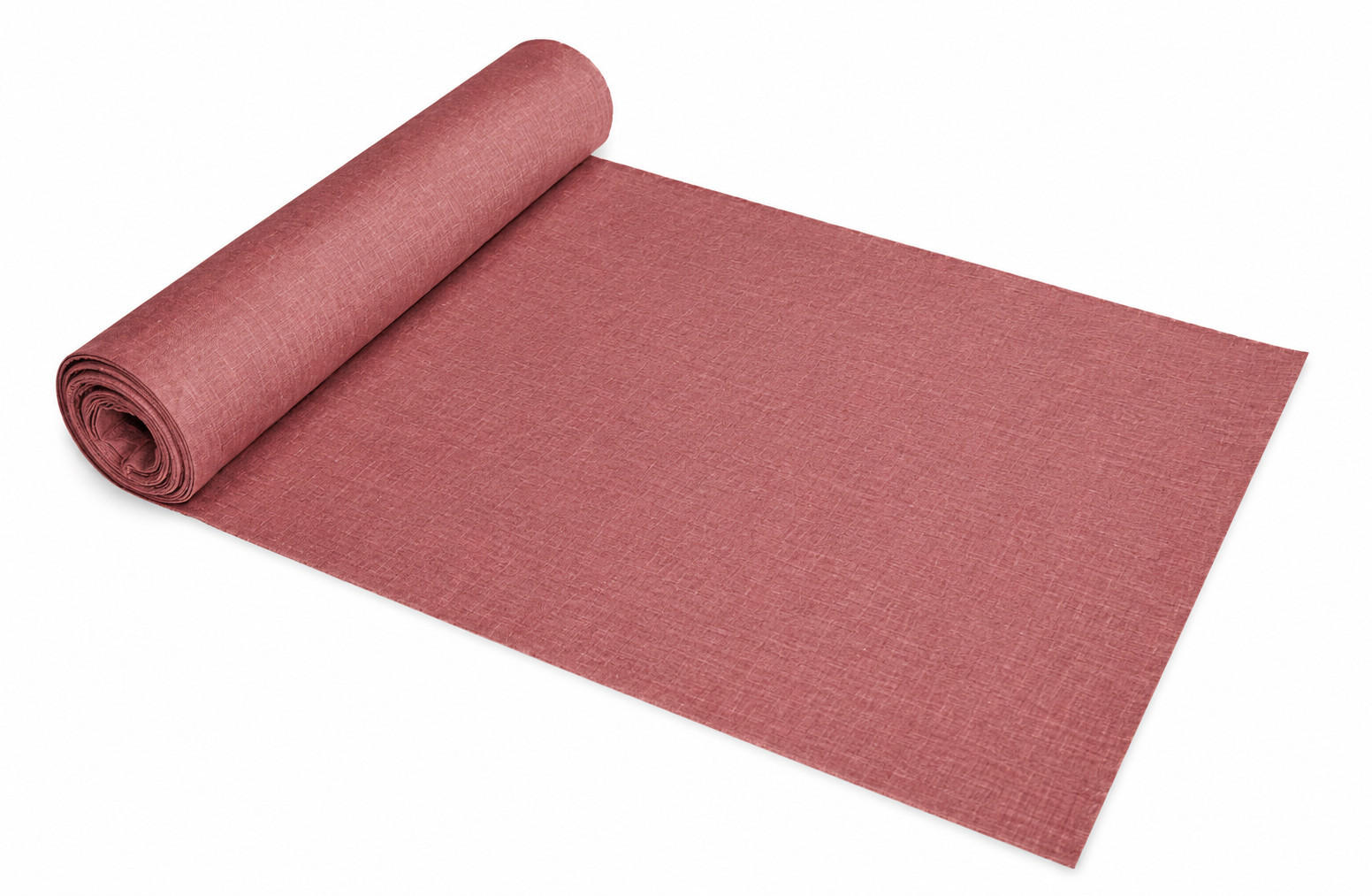 TISCHLÄUFER 40/100 cm Altrosa Leinenoptik - Altrosa, Textil (40/100cm) - TiborTex