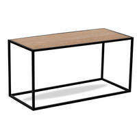 COUCHTISCH Rechteckig Schwarz 90 x 40 x 45 cm - Schwarz, Holz (40/90/45cm) - Nordlys