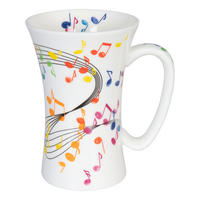 KAFFEEBECHER Design Flying Notes - Naturfarben, Keramik (0.3L) - Könitz