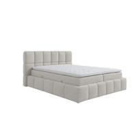 BOXSPRINGBETT AURA mit Topper und Bettkasten, Taupe, H3 Bonell, 160x200 cm - Taupe, Textil (160/200cm) - KS Home Concept