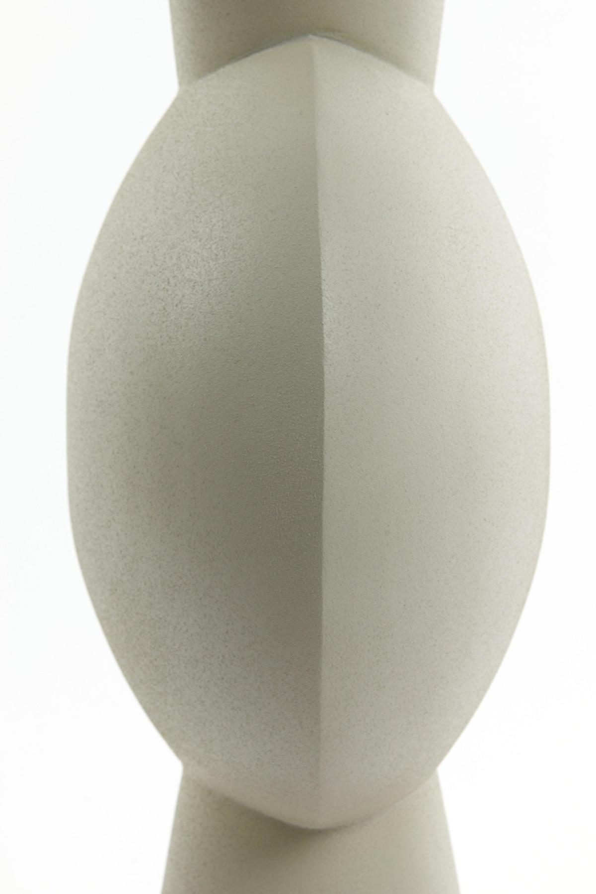 VASE Kavandu Grau 37,5/22/81 cm - Grau, Metall (79.5cm) - Light & Living