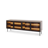 SIDEBOARD LUMI Braun 181x39x62 cm - Braun, Holzwerkstoff (181/62/39cm) - FURNLUX