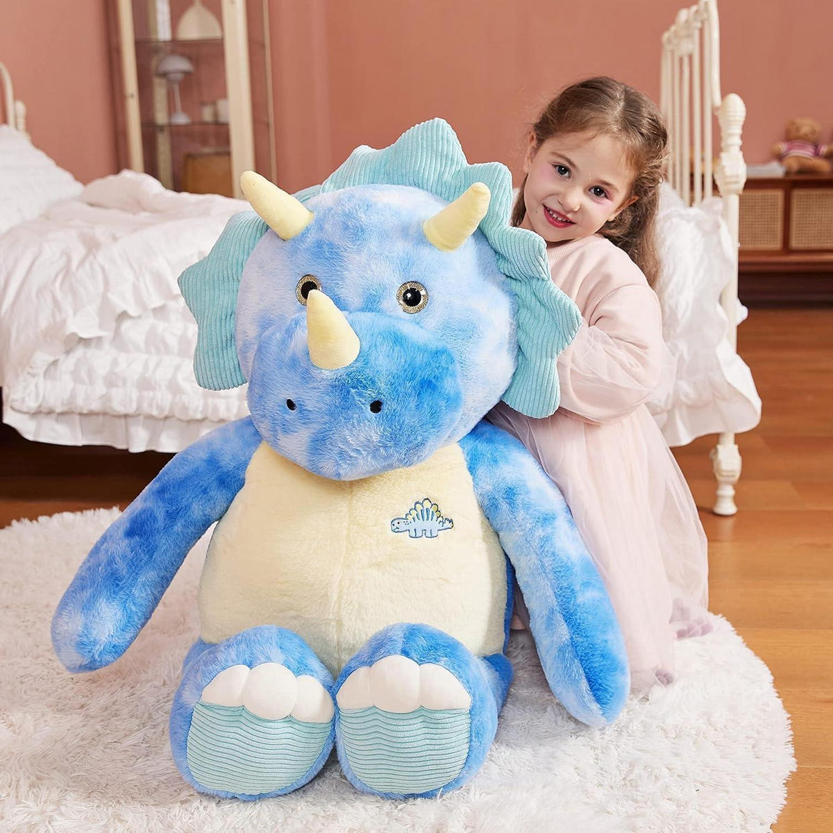STOFFTIER Dinosaurier Triceratops 78 cm - Multicolor, Textil (30/78cm)