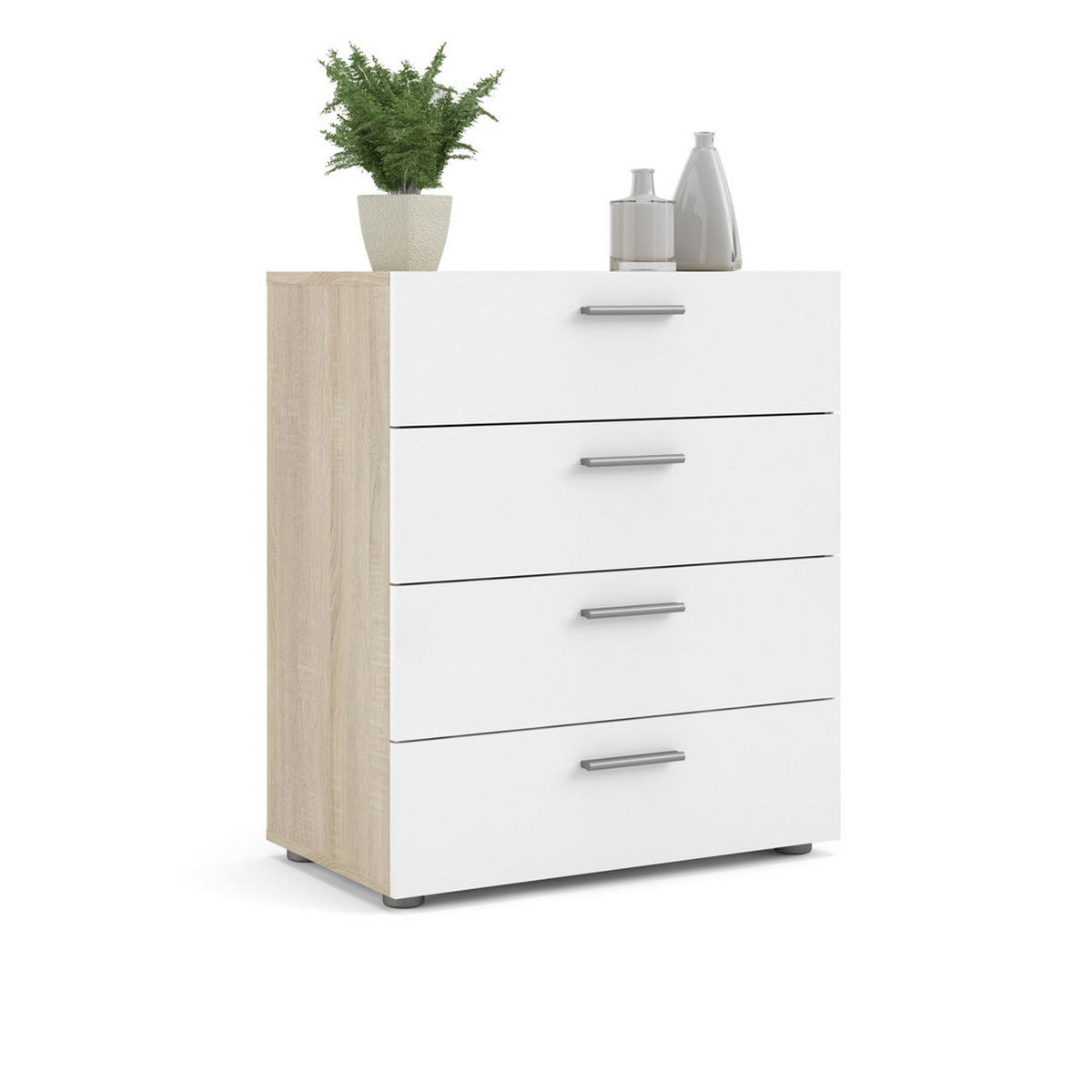 KOMMODE Eiche Dekor - Eiche Wotan, Holzwerkstoff (70/82/41cm) - ebuy24